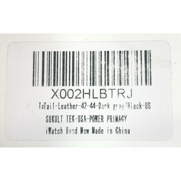 Apple Watch Replacement Band 42mm-44mm Grey Leather Rose Gold Black New In Box - Picture 3 of 4